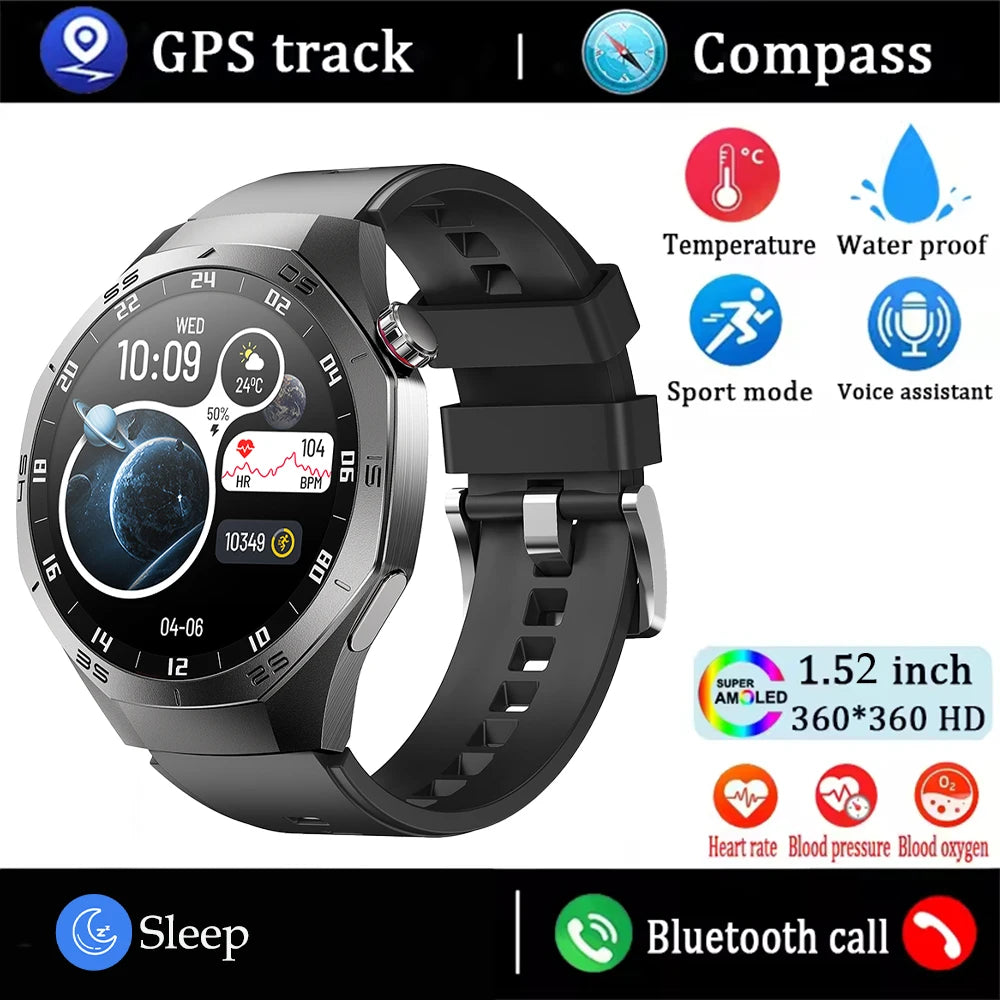 Smartwatch with AMOLED Screen & GPS