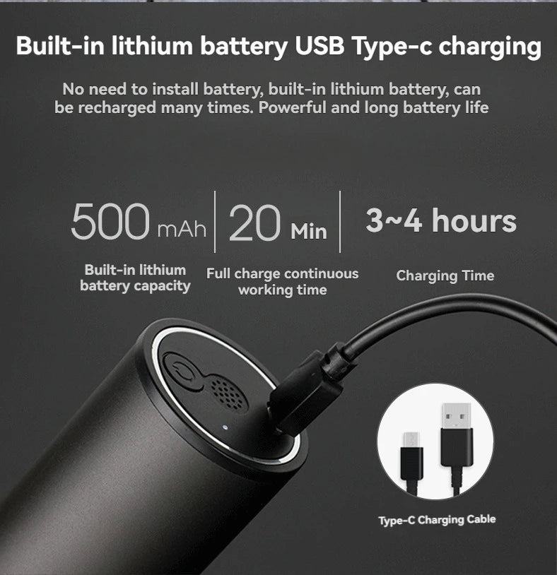 Electric Pepper & Salt Grinder with USB Charging