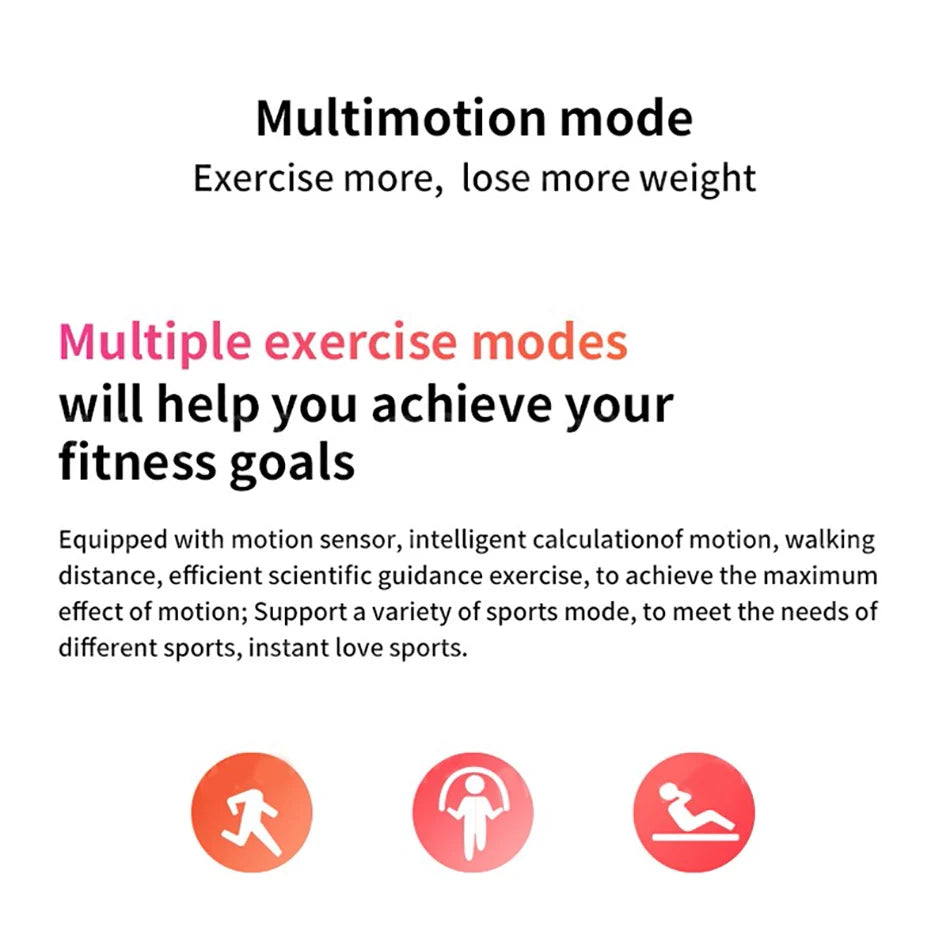 M6 Smartwatch Fitness Tracker with Heart Rate & Blood Pressure Monitor