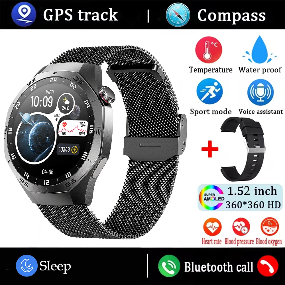Smartwatch with AMOLED Screen & GPS