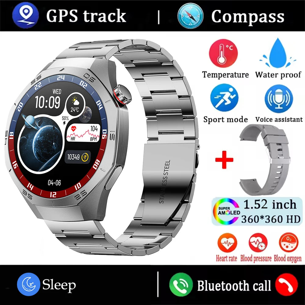 Smartwatch with AMOLED Screen & GPS