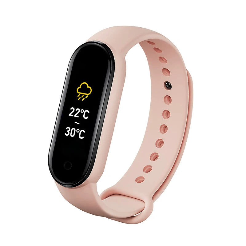 M6 Smartwatch Fitness Tracker with Heart Rate & Blood Pressure Monitor