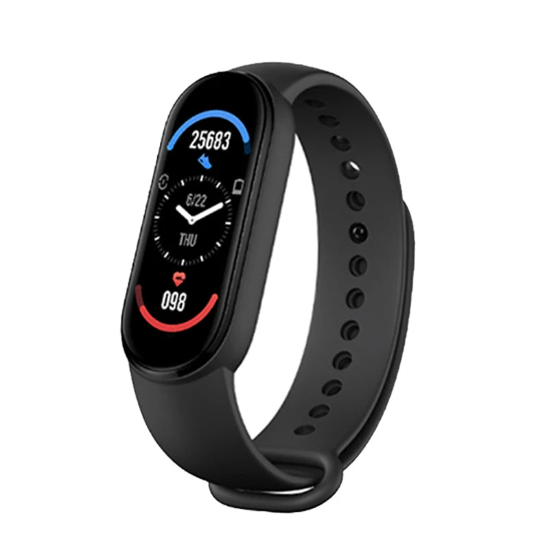 M6 Smartwatch Fitness Tracker with Heart Rate & Blood Pressure Monitor