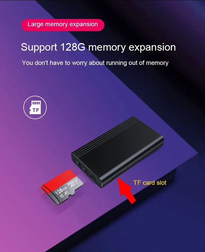 Mini 500-Hour Voice Activated Recorder