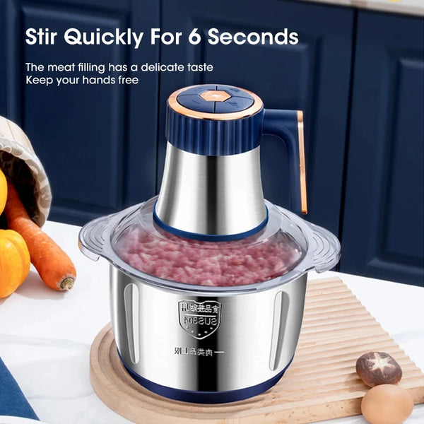 5L Electric Meat Grinder & Multifunctional Food Processor