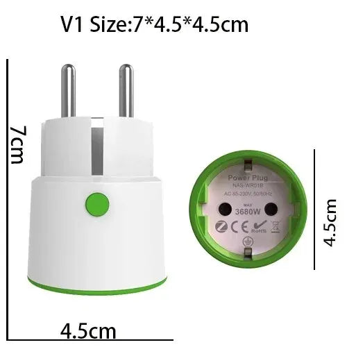 Haozee Smart Zigbee Plug Socket 16A with Energy Monitoring