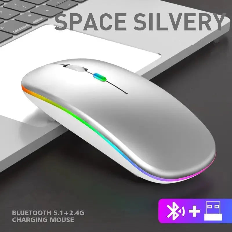 2.4G Wireless Bluetooth Luminous Mouse – Portable USB