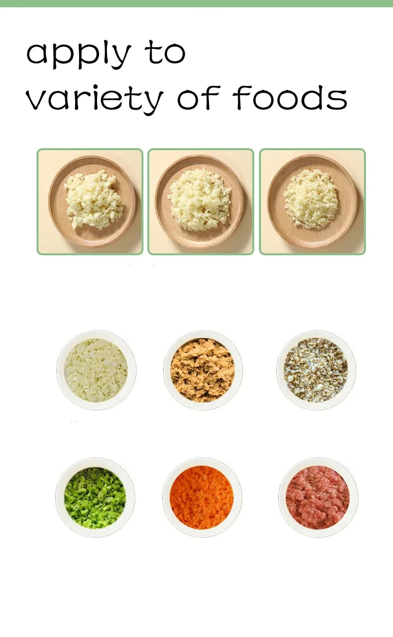 4-in-1 Electric Vegetable Cutter & Food Chopper