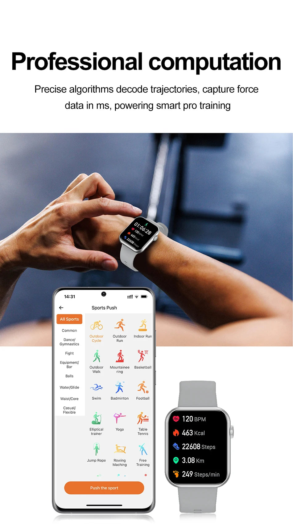 Smartwatch for Men & Women – 1.9" HD Bluetooth