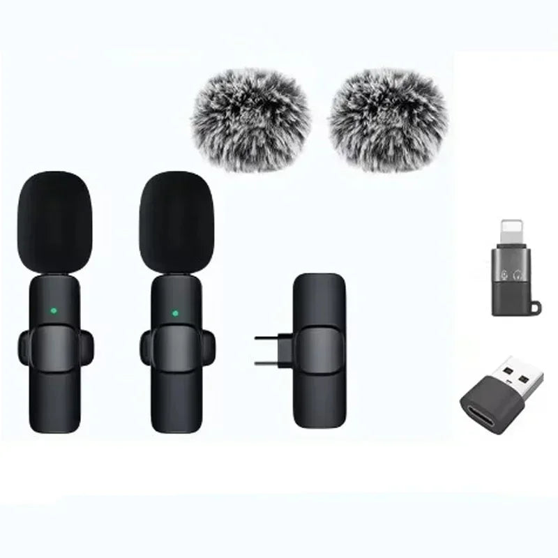 Portable Wireless Lavalier Microphone