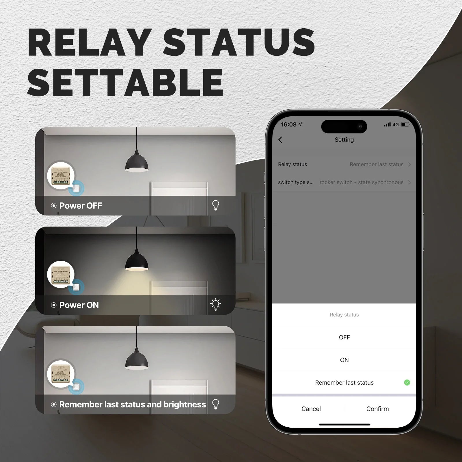 Mini Tuya WiFi/Zigbee Smart Dimmer Module