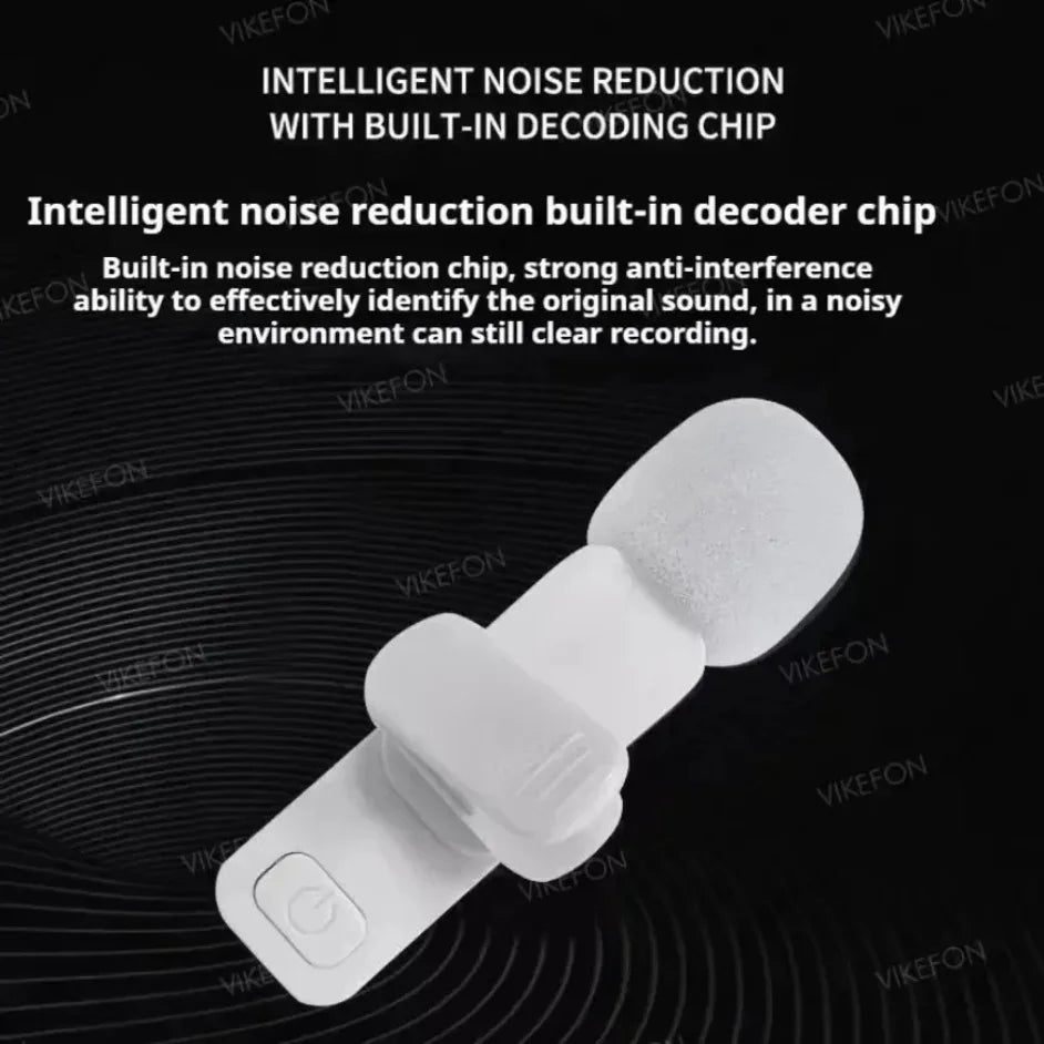Portable Wireless Lavalier Microphone