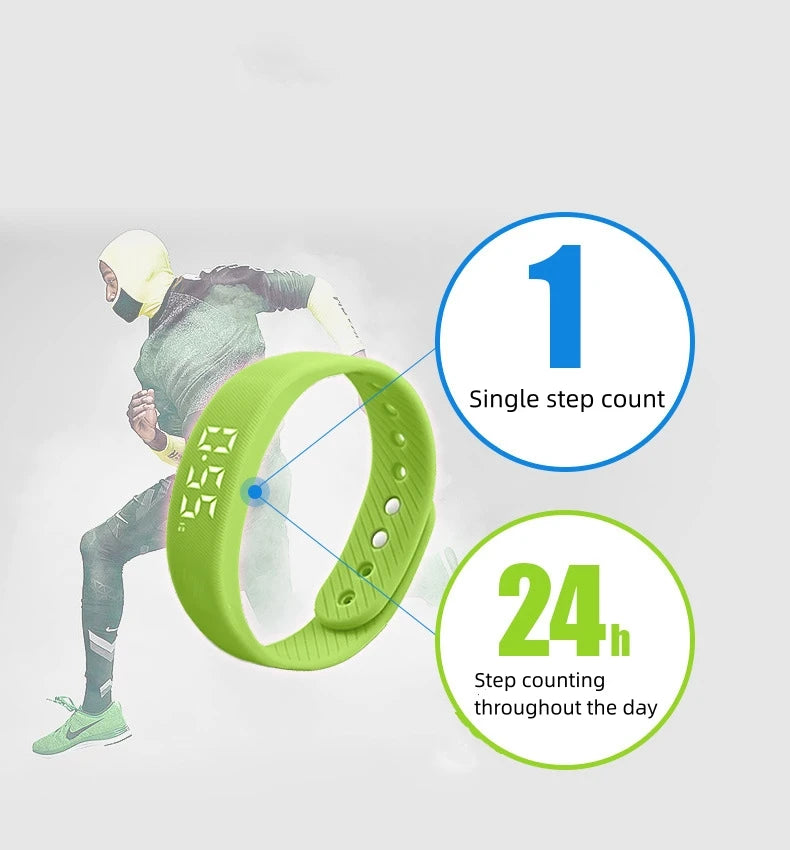 LED Waterproof Smart Bracelet