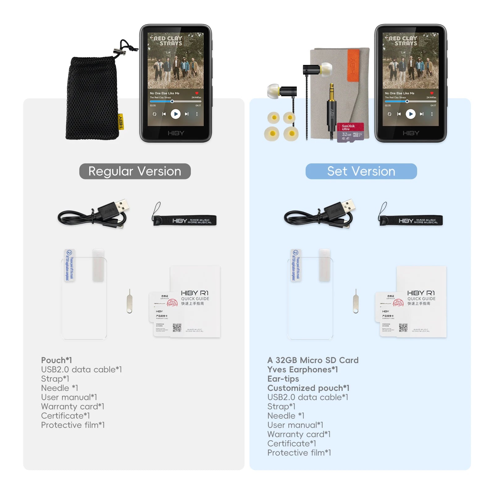 R1 HiFi Bluetooth Music Player