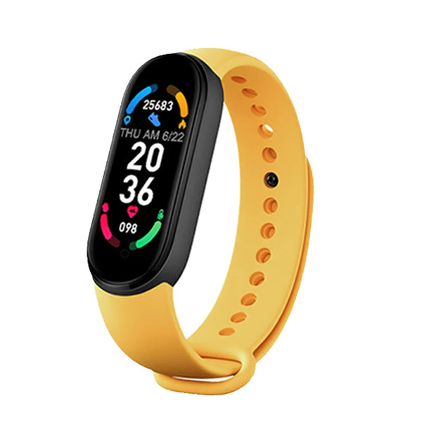 M6 Smartwatch Fitness Tracker with Heart Rate & Blood Pressure Monitor