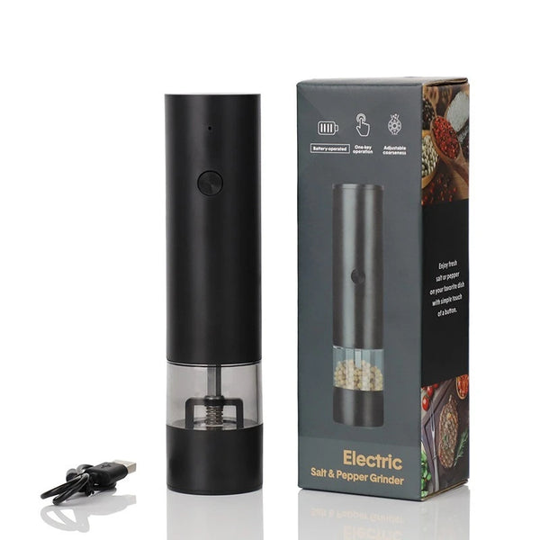 Electric Pepper & Salt Grinder with USB Charging