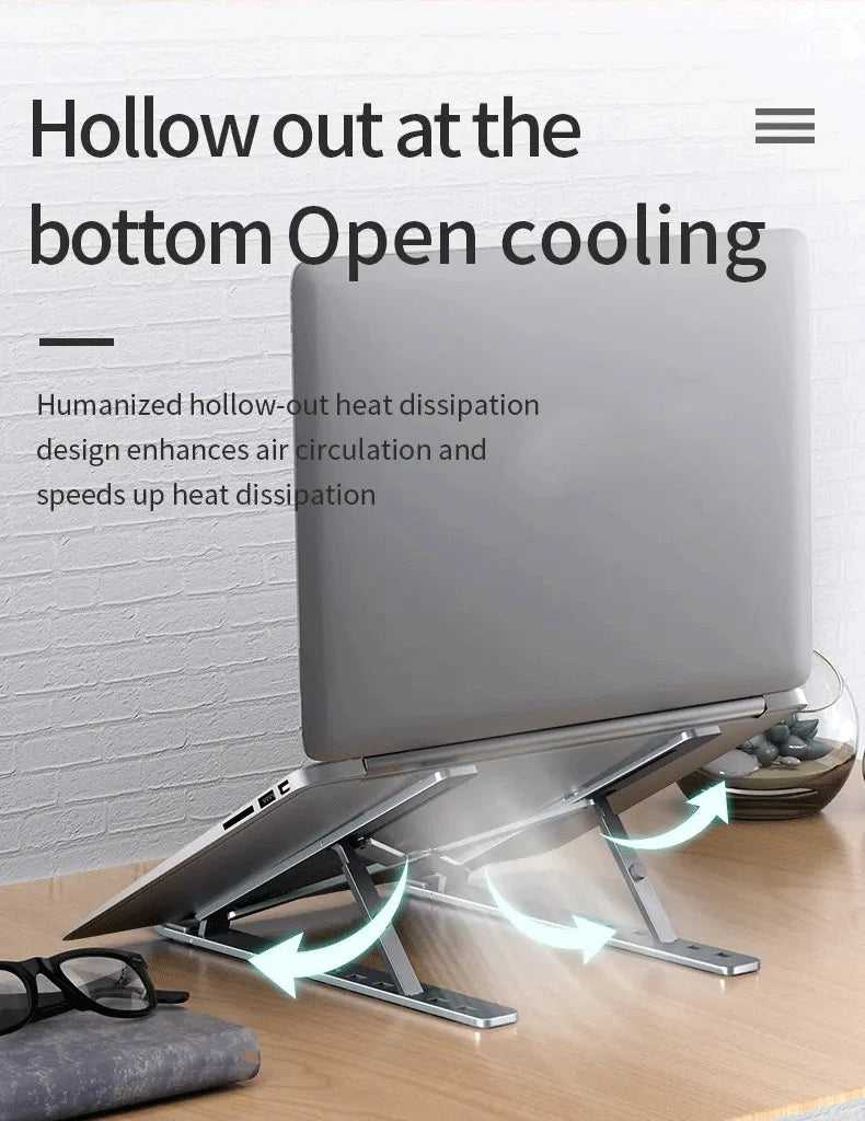 Foldable Adjustable Aluminum Laptop Stand