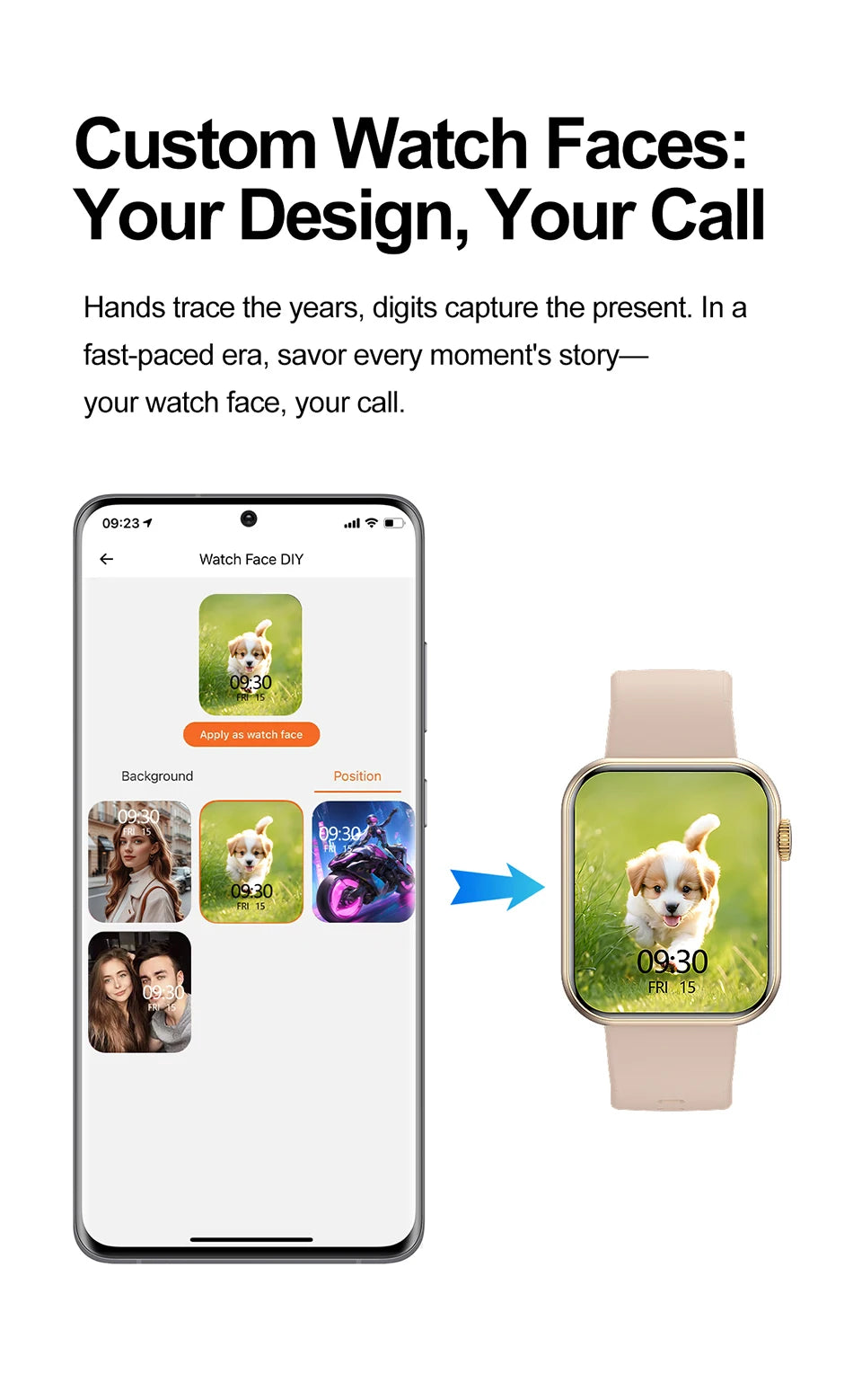 Smartwatch for Men & Women – 1.9" HD Bluetooth