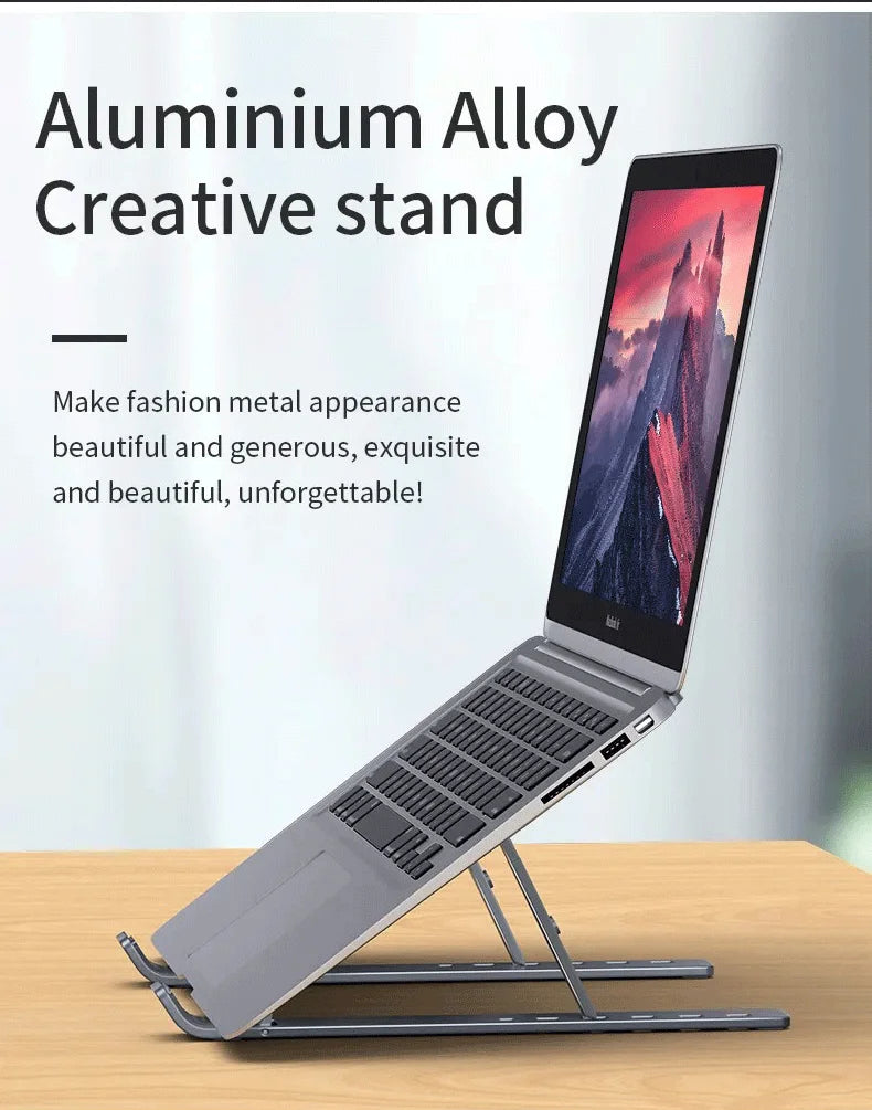 Foldable Adjustable Aluminum Laptop Stand