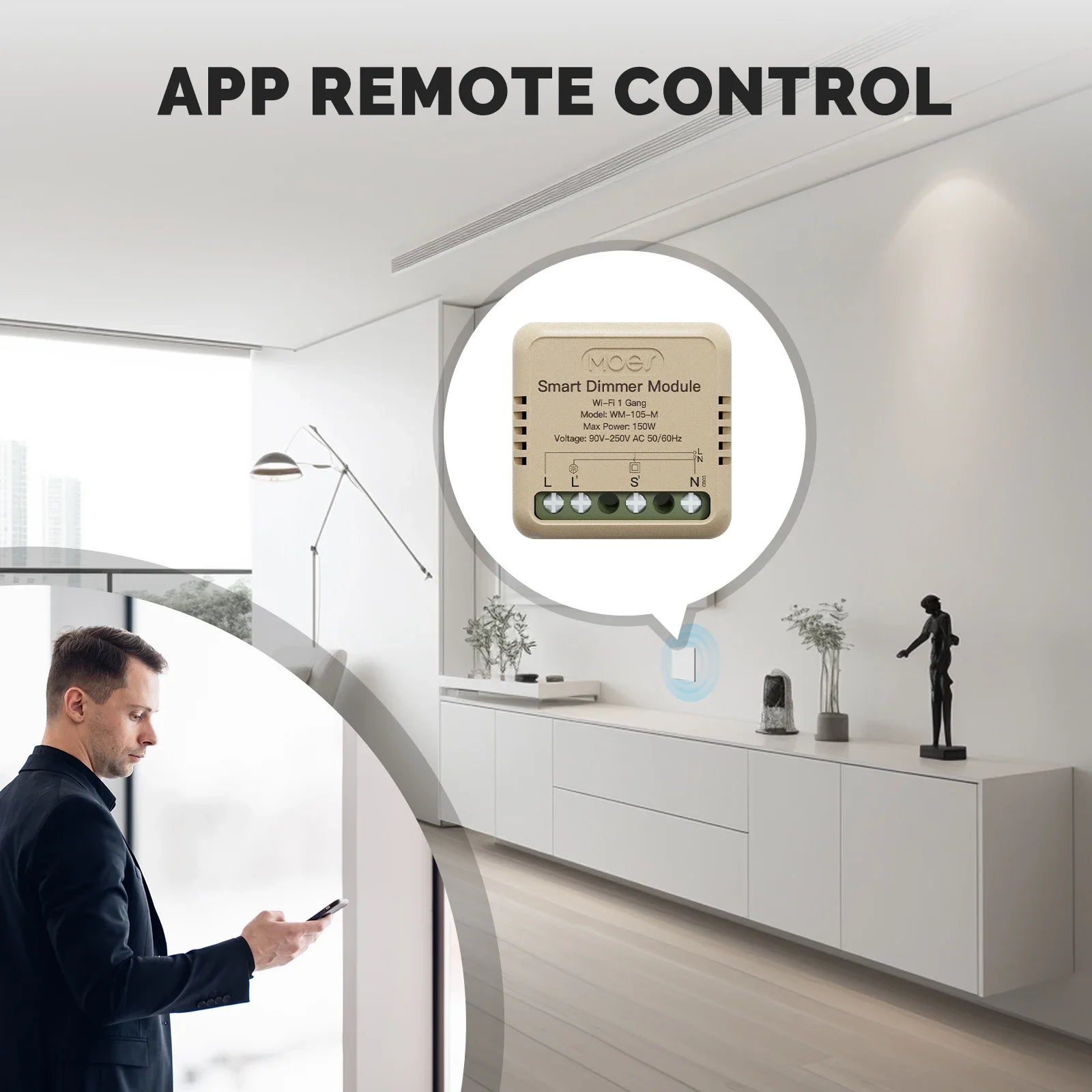 Mini Tuya WiFi/Zigbee Smart Dimmer Module