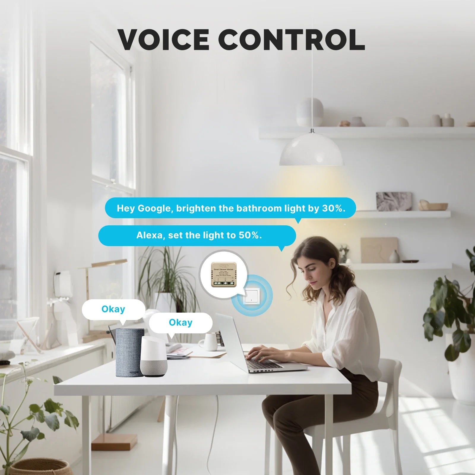 Mini Tuya WiFi/Zigbee Smart Dimmer Module