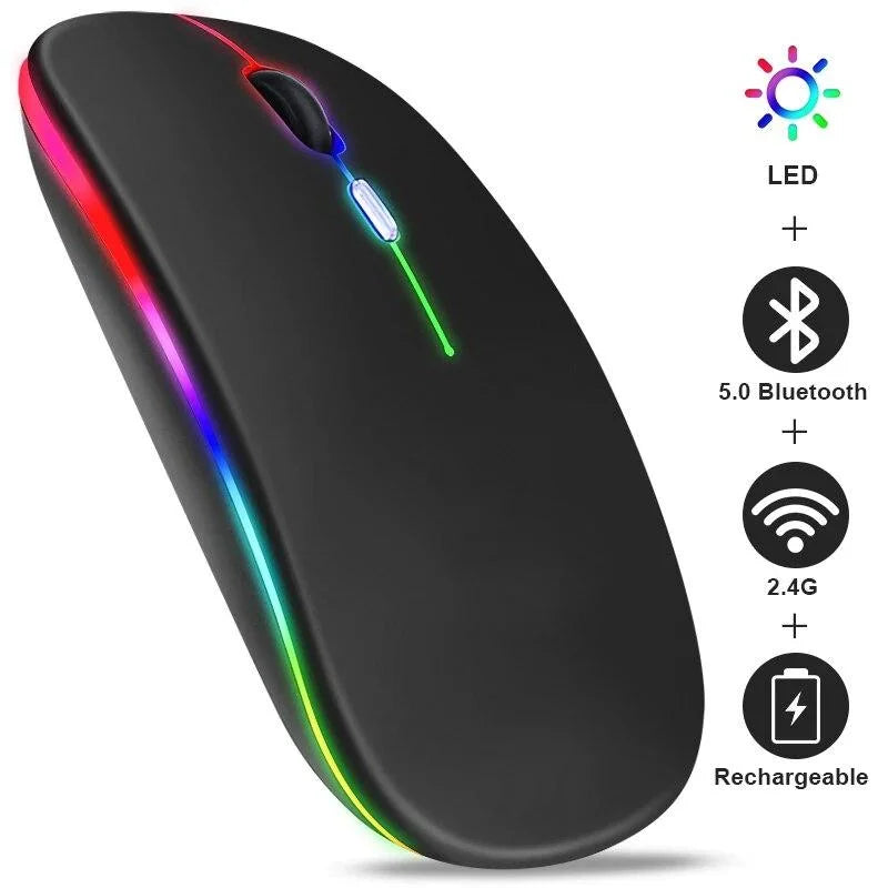 2.4G Wireless Bluetooth Luminous Mouse – Portable USB